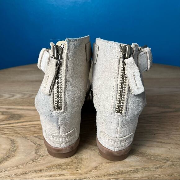 Sorel Joanie II Lug Sole Wedge Sandal Open Toe Comfort Shoe Tan Women’s Size 7 - Picture 4 of 9